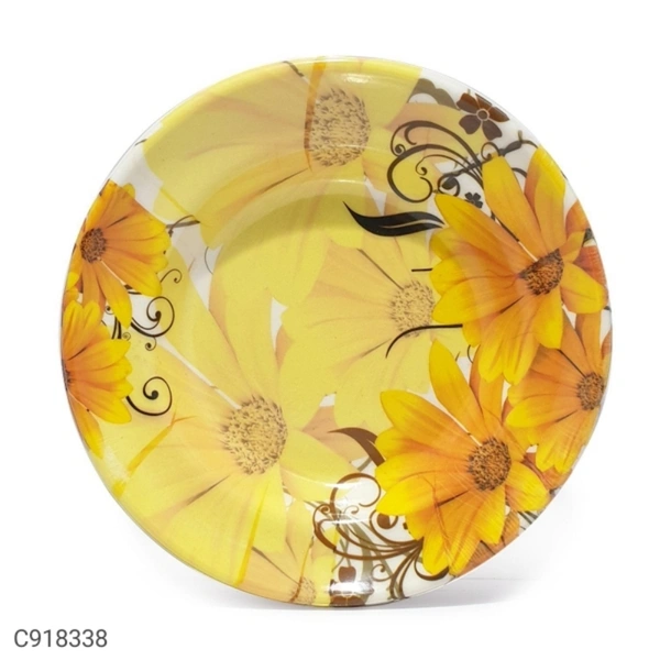 BestFair Serveing Plates - 7 inches, yellow