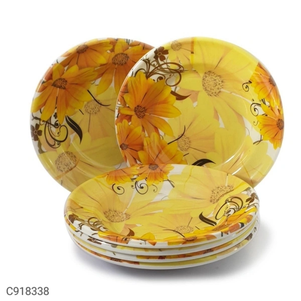 BestFair Serveing Plates - 7 inches, yellow