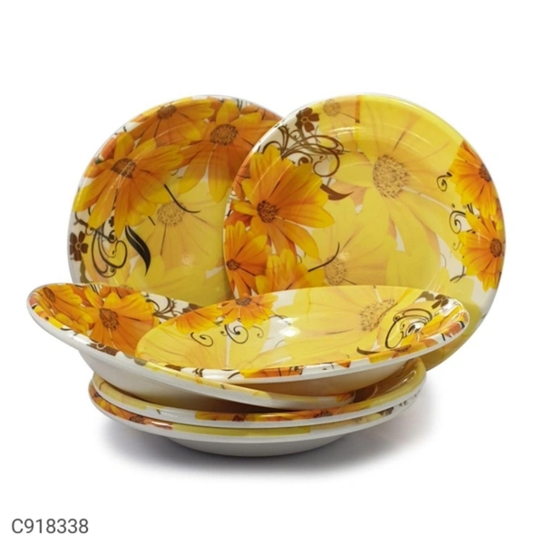 BestFair Serveing Plates - 7 inches, yellow