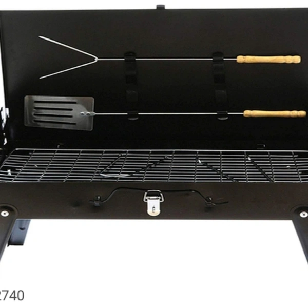 BestFair Barbeque Grill (foldable Barbeque Grill)  - 43-27-46 cm (L*W*H) , black