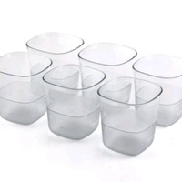 Bestfair Jug and Juice Glasses - white, 3 cm
