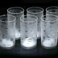 Bestfair Glasses - white, 3 cm