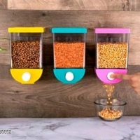 BestFair Storage Jars - red,blue,yellow, 8 cm