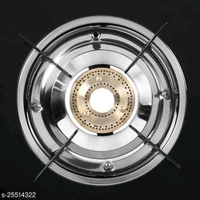 Burner Lpg Gas Stove - black, free size