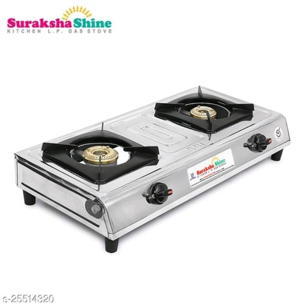 Burner Lpg Gas Stove - white, free size