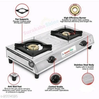 Burner Lpg Gas Stove - white, free size