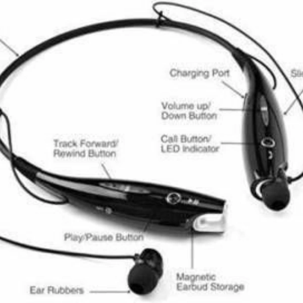 S and G Bluetooth Headphones - black, free size