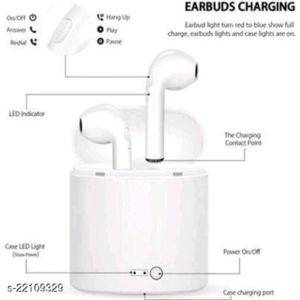 Hefty Earbuds - white, free size