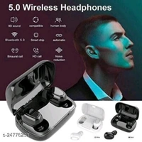 Hefty Earbuds - black, free size