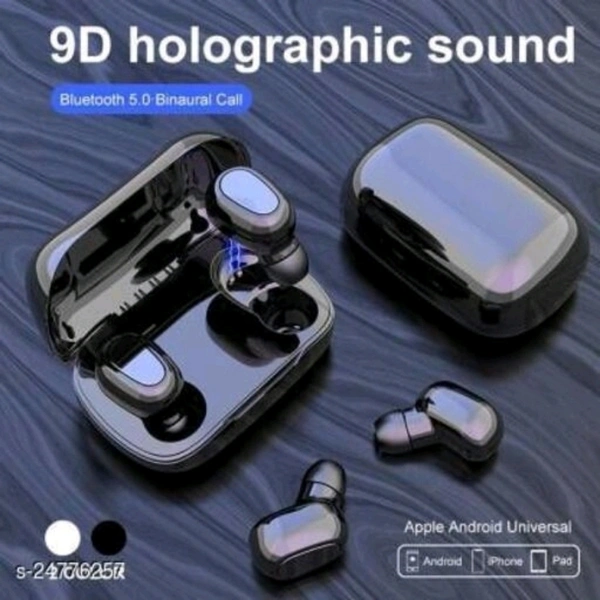 Hefty Earbuds - black, free size