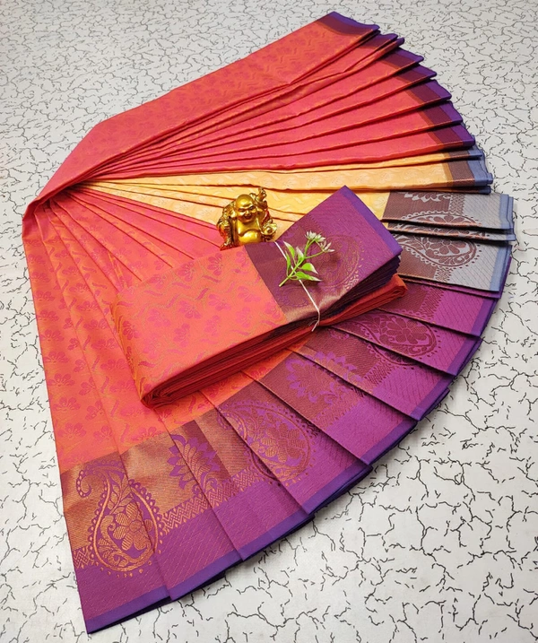 Low Budget Silk Sarees - Perfect For Return Gifts - Persian Red