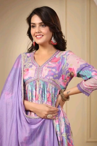 COTTON MASLEEN ALIA CUT Suit Set  - XXXL