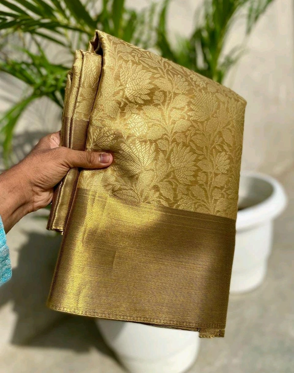 Nita Ambani's Style Kanchipuram Tissue Silk Saree 