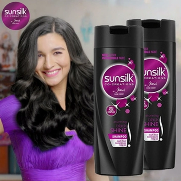 Sunsilk Black Shine Shampoo-340ML
