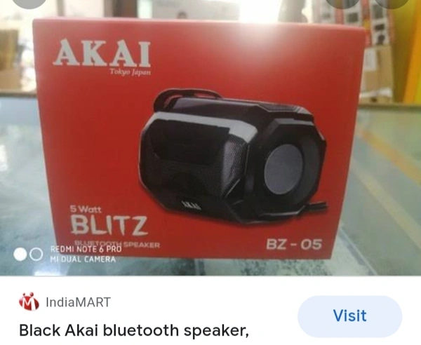 Akai Black Bluetooth Speakers  - Black, 1