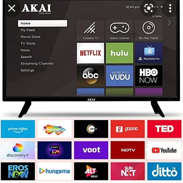 Akai 43" Android Led  - Black, 43"