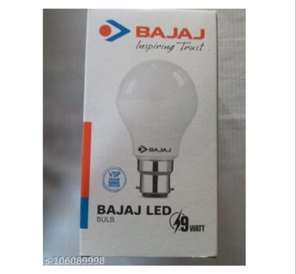 Bajaj Inverter 9w Led Bulb - White, 9w