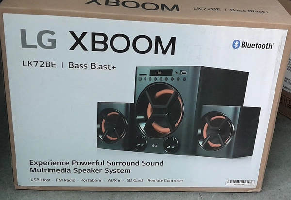 Lg Xboom Bass Blast + 2.1 Ch Multimedia Sound System  - Black, 2.1 Ch