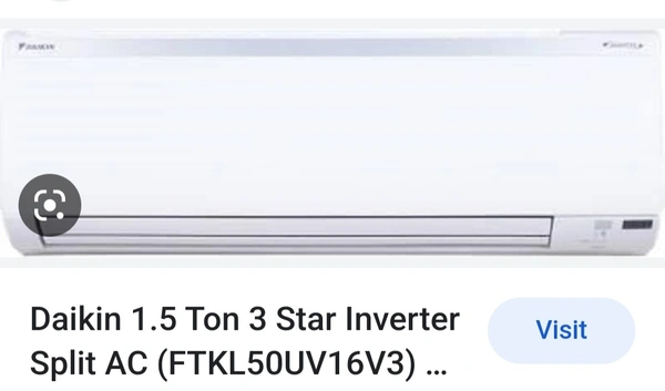 Daikin 1.5 Ton 3* Inverter Ac  - White, 1.5 Ton