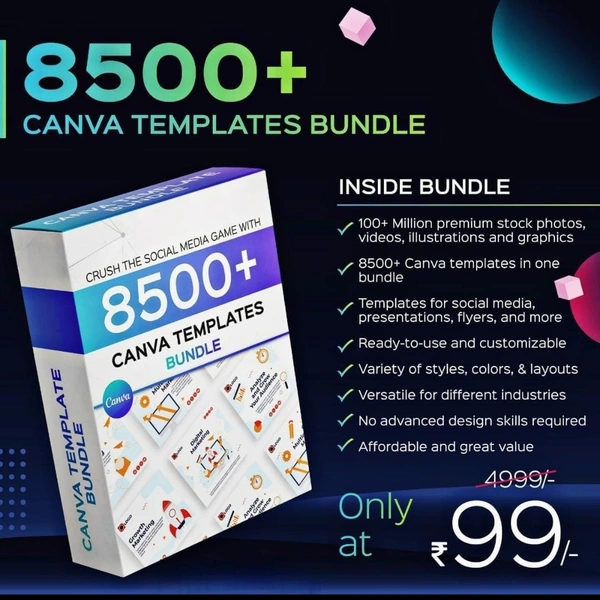 8500+ Canva Template Bundles - Lifetime