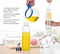 BIZZNMAX 1000 ml Cooking Oil Dispenser Set  (Pack of 2) - Transparent, 1000 ML