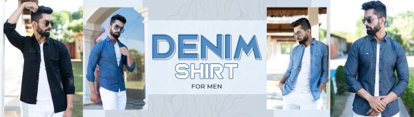 DENIM SHIRTS FOR MEN