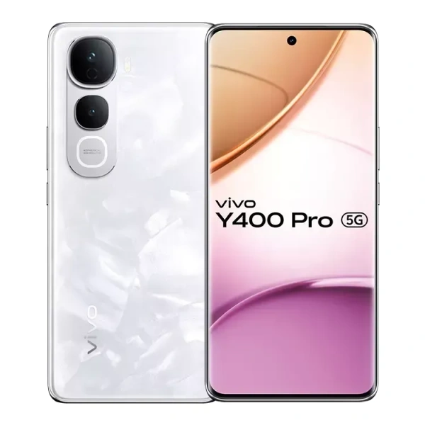 VIVO vivo Y400 Pro 5G (Freestyle White, 256 GB)  (8 GB RAM) - 8+256 GB, Freestyle White