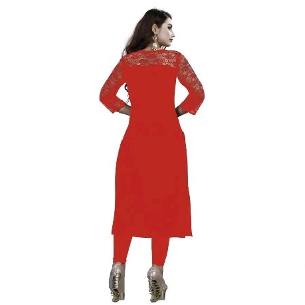 Stylish Fancy Designer Crepe Solid Straight Kurta For Women Pack Of 2 - Multicoloured, Multicoloured, M
