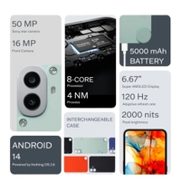 Nothing  CMF by Nothing Phone 1  - (8+128GB), Light Green