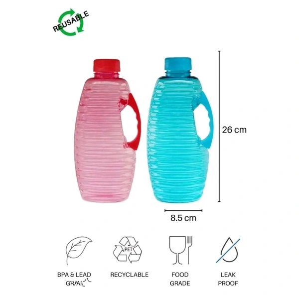 Stylish Jugs / Water Bottles, 1.3 L, RED , 1 piece