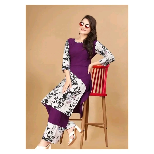 Stylish Crepe Printed Kurtas Women