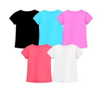 STYLIST GIRS PRINTED COMBO TSHIRTS PACK OF 5 - Multicolored, 2-3 Year