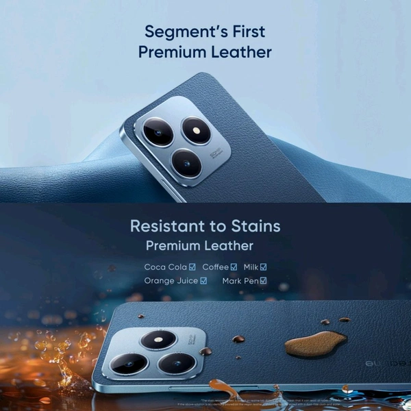 realme C63 (Leather Blue, 128 GB)  (4 GB RAM) - (4+128GB), Leather Blue