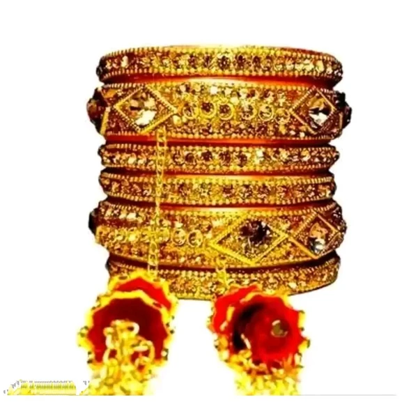 Elegant Alloy Bangles Set For Women - 2.3