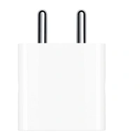 Apple 20W ,USB-C Power Charging Adapter for iPhone, iPad & AirPods  (White) - White