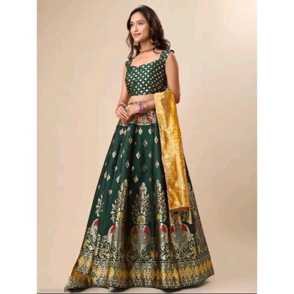 LWomen's Green Lehengas