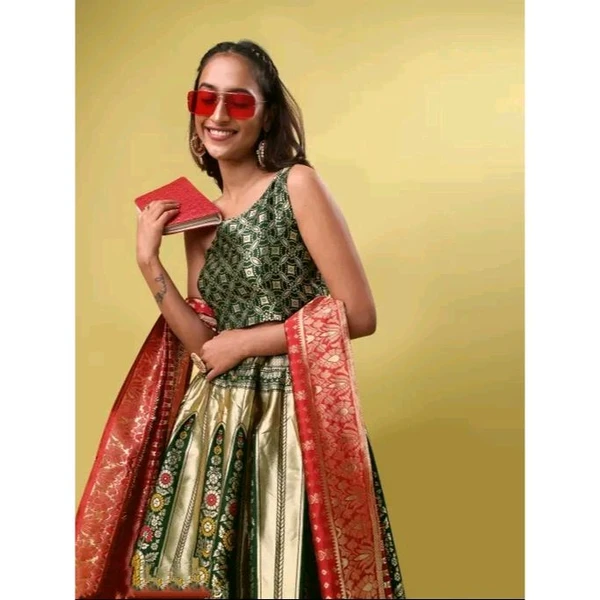 Women's Green Lehengas