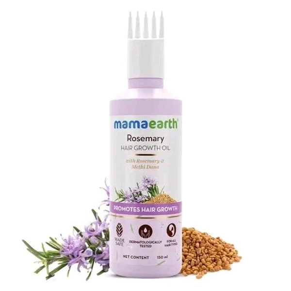 Rosemary Hair Growth Oil with Rosemary & Methi Dana for Promoting Hair Growth - 150 ml | Controls Hair Fall | Strengthens Hair