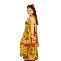 Pretty Classy Girls Top & Bottom Sets - Yellow, 12-13 Year