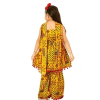 Pretty Classy Girls Top & Bottom Sets - Yellow, 12-13 Year