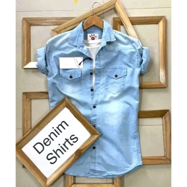 shirt for men - XL, Aqua blue