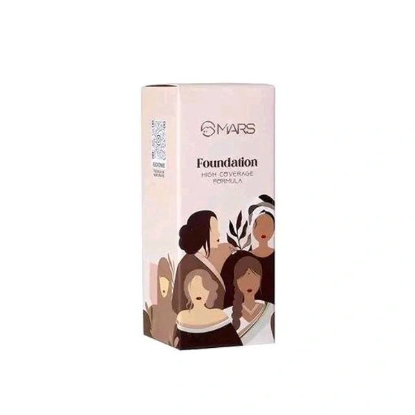 Mars High Coverage Liquid Matte Full Coverage Foundation Cream For All Skin Types | Blemish Free & Blendable Full Coverage Foundation Cream For All Skin Types For Makeup- Shade-08