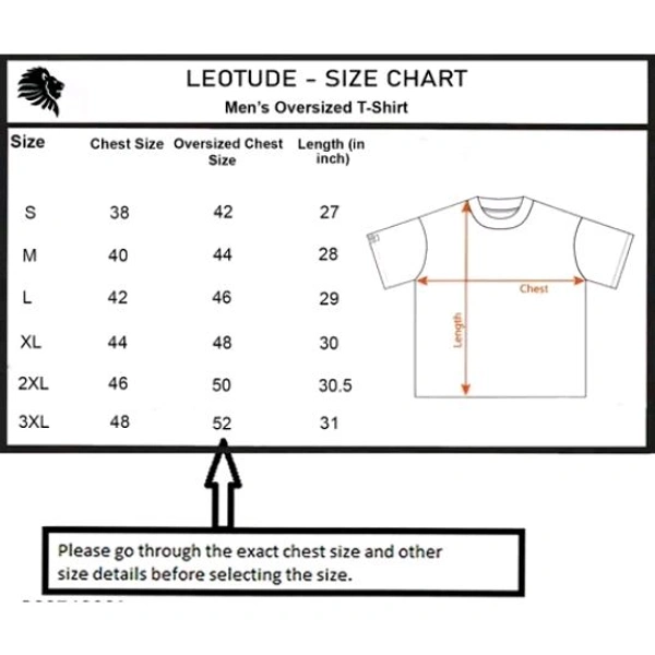 Men's Round Neck Oversized Half Sleeve Cotton Blend Loose Fit Baggy T-Shirt For Men | Plus Size Also Available - Black, XL