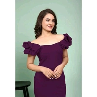Fancy Designer Western Dresses for women - Purple, M