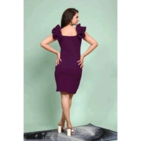 Fancy Designer Western Dresses for women - Purple, M