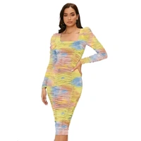 Norzy Paris - Party wear self Designer Women Dress - Pink, M