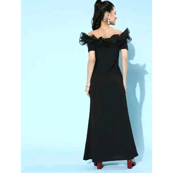 Western Dress For Women - Black, M