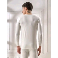 Men's Off White Finex Thermal Top - White, M