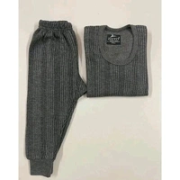 Soft Kids (Boys and Girls)Thermals Suit Set ,Stretchable, Breathable and Lightweight - Gray, 2-3 Year