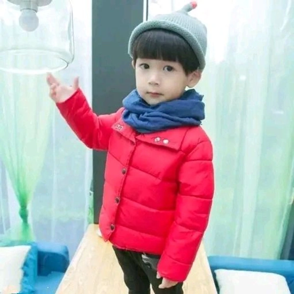 Boys Red Polyester Jackets & Coats Pack Of 1 - Red, 10-11 Year